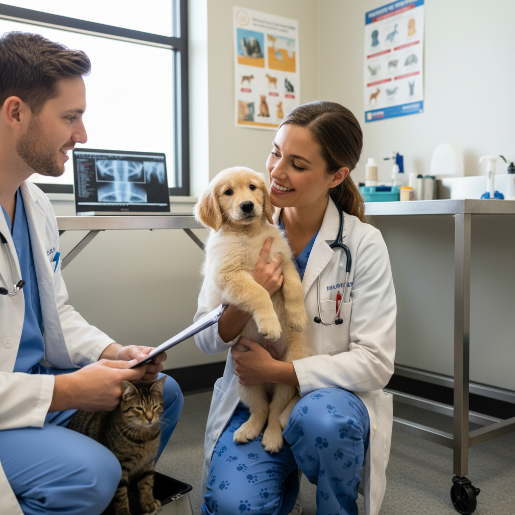 שירות וטרינרי במרכז ובית חולים וטרינרי ברמת גן – מה כולל הטיפול?